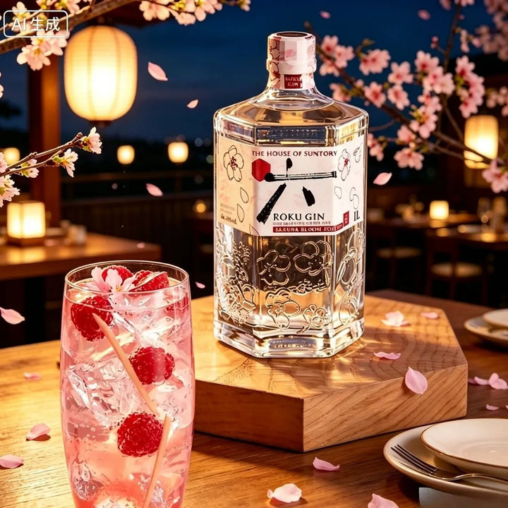 Suntory Roku Sakura Bloom Edition Gin 70cl – The Liquid Collection