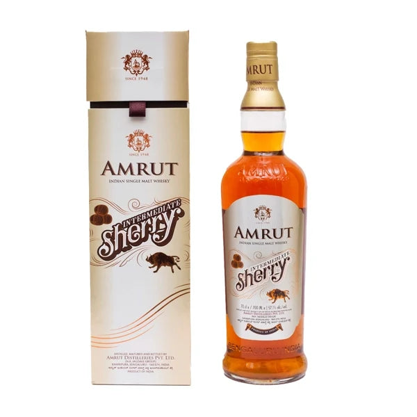 Amrut Intermediate Sherry Single Malt Whisky – 70cl