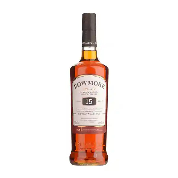 Bowmore 15 Year Old Single Malt Scotch Whisky – 70cl