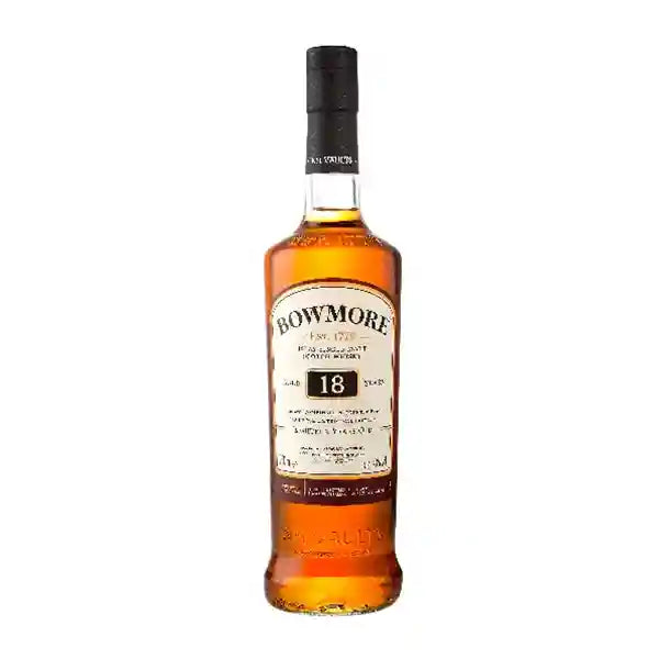 Bowmore 18 Year Old Single Malt Scotch Whisky – 70cl