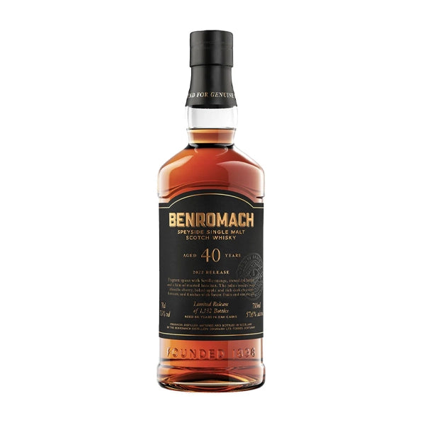 Benromach 40 Year Old 2022 Release Single Malt Scotch Whisky – 70cl