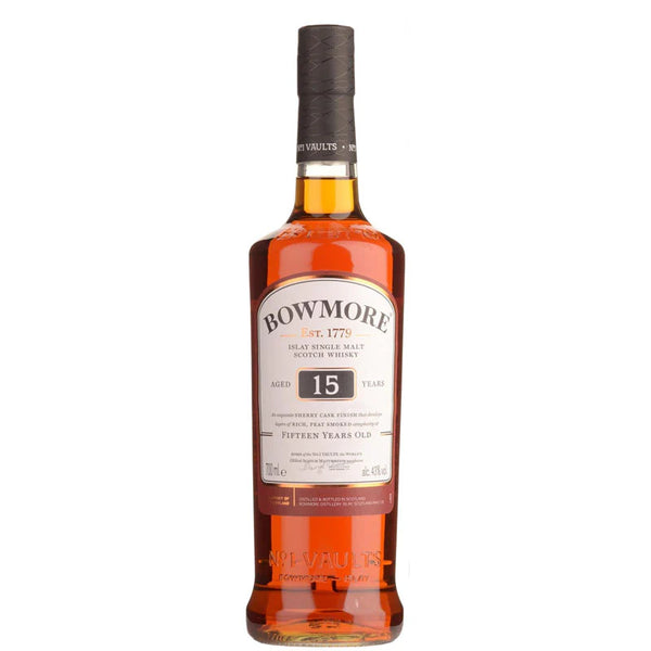 Bowmore 15 Year Old Single Malt Scotch Whisky – 70cl