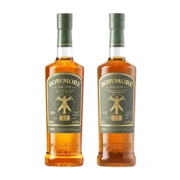 Bowmore The Changeling Frank Quitely 22 & 33 Year Old Single Malt Scotch Whisky – 2 x 70cl