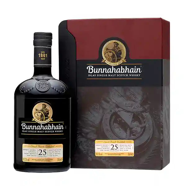 Bunnahabhain 25 Year Old Single Malt Scotch Whisky 70cl