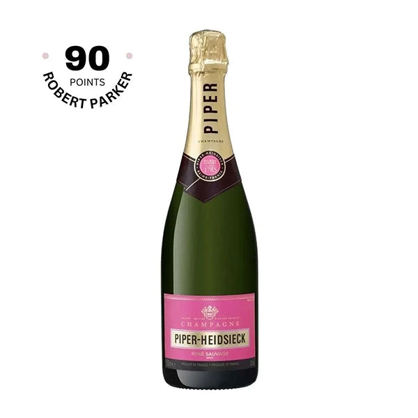 Champagne Piper-Heidsieck Rose Sauvage Brut NV – 75cl