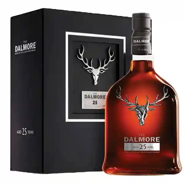 The Dalmore 25 Year Old Single Malt Scotch Whisky – 70cl