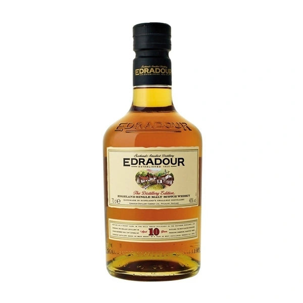 Edradour 10 Year Old Highland Single Malt Scotch Whisky – 70cl