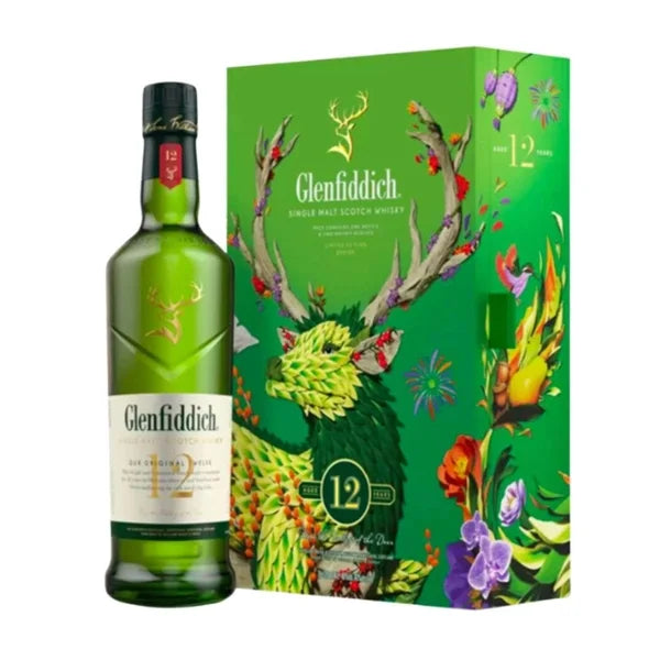 Glenfiddich 12 Year Old Chinese New Year Pack 2024 Limited Edition – 70cl