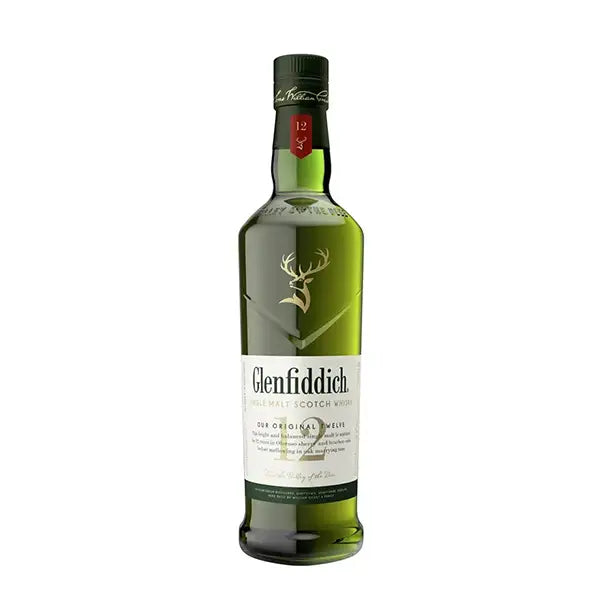 Glenfiddich 12 Year Old Single Malt Scotch Whisky – 70cl