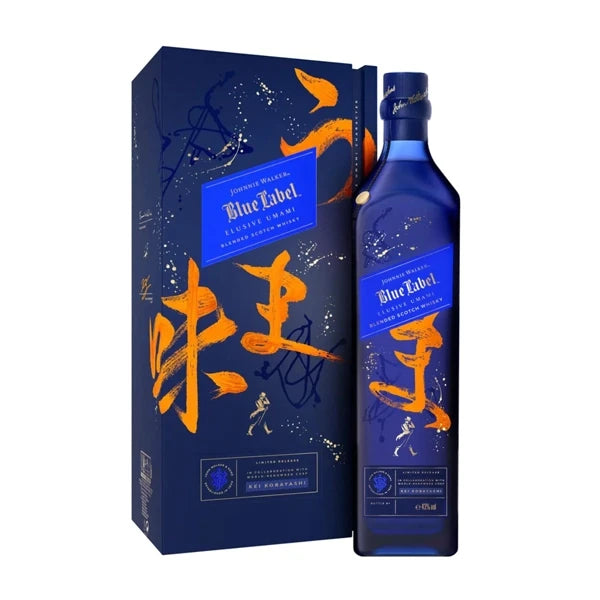 Johnnie Walker Blue Label Elusive Umami Limited Edition Blended Scotch Whisky – 75cl