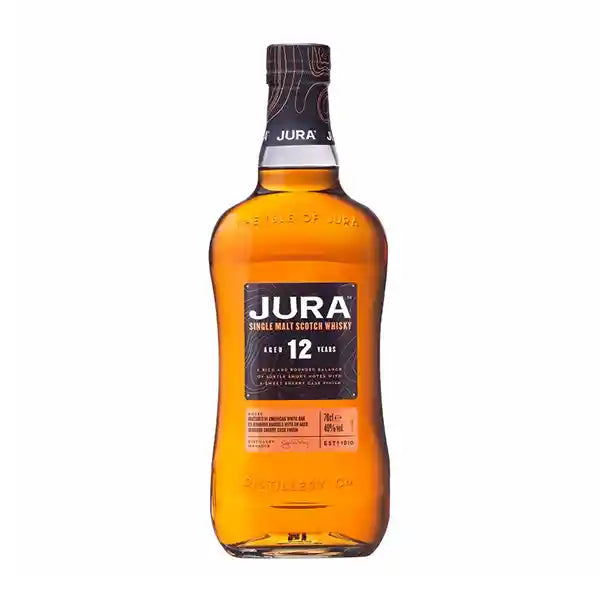 Jura 12 Year Old Single Malt Scotch Whisky – 70cl