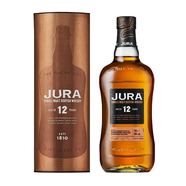 Jura 12 Year Old Single Malt Scotch Whisky – 70cl