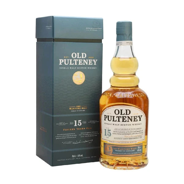 Old Pulteney 15 Year Old Single Malt Scotch Whisky – 70cl