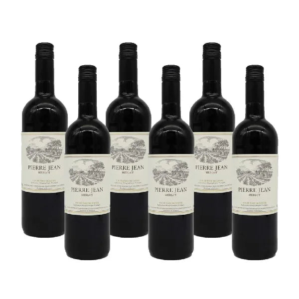 Pierre Jean Merlot [Party Pack of 6] – 75cl