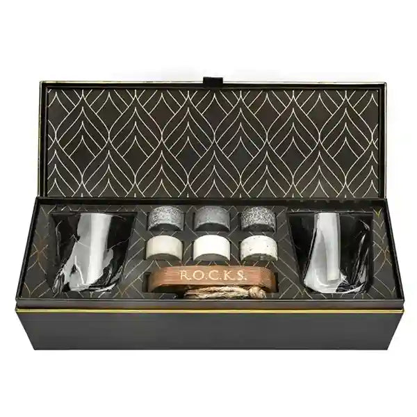 ROCKS The Connoisseur Set Twist Glass Edition