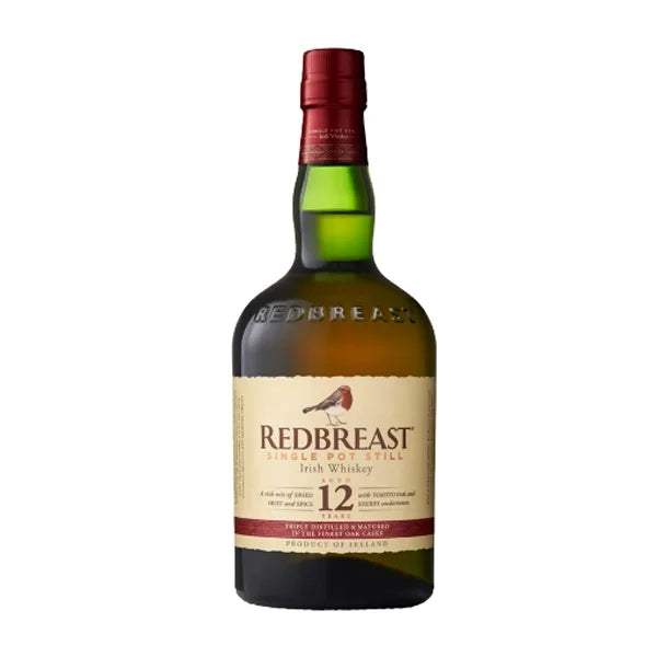 Redbreast 12 Year Old Single Pot Still Irish Whiskey – 70cl