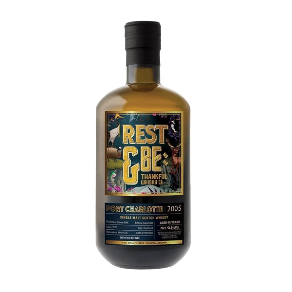 Rest & Be Thankful 16 Years 2005 Port Charlotte Wine Cask – 70cl