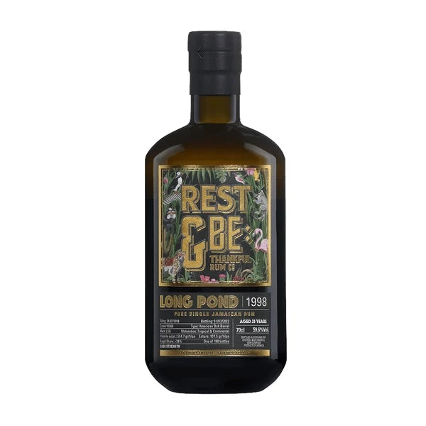 Rest & Be Thankful 1998 Long Pond LSO Single Cask Rum – 70cl