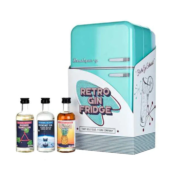 Retro Gin Fridge Gift Set – 40cl