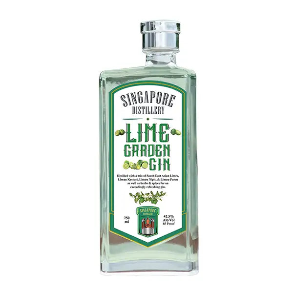 Singapore Distillery Lime Garden Gin - 75cl