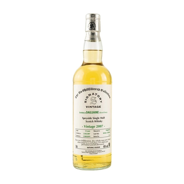 Signatory Vintage Dailuaine 13 Year Old 2009 – 70cl