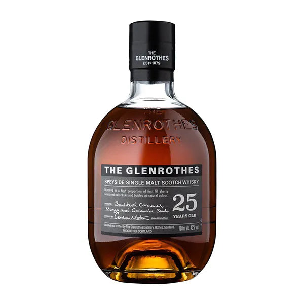 The Glenrothes 25 Year Old Single Malt Scotch Whisky – 70cl