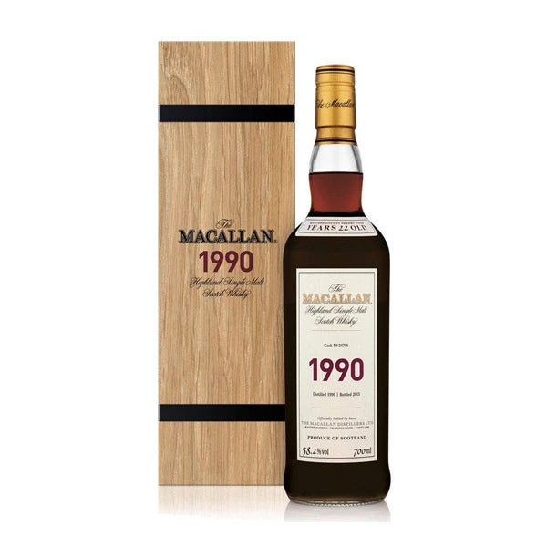 Year:1990 The Macallan 22 Years Fine & Rare 1990 Single Malt 70cl – The Liquid ...