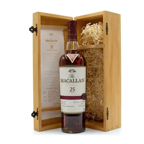 The Macallan 25 Years Sherry Oak Pre 2018 Single Malt Scotch Whisky – 70cl