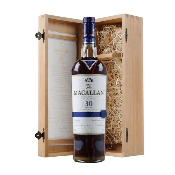 The Macallan 30 Years Blue Ribbon Pre 2018 Single Malt Scotch Whisky – 70cl