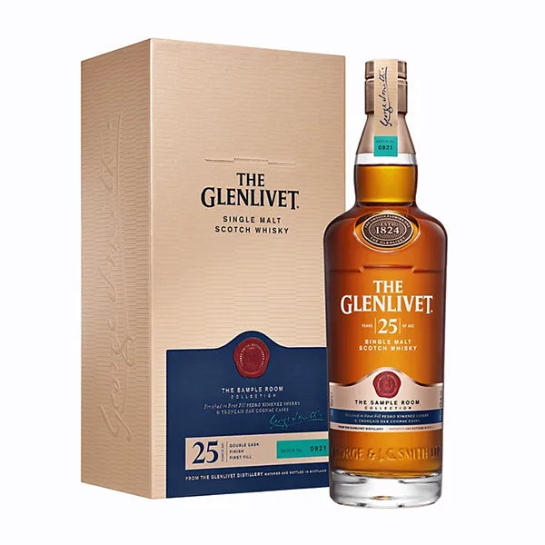 The Glenlivet 25 Year Old Single Malt Scotch Whisky 70cl
