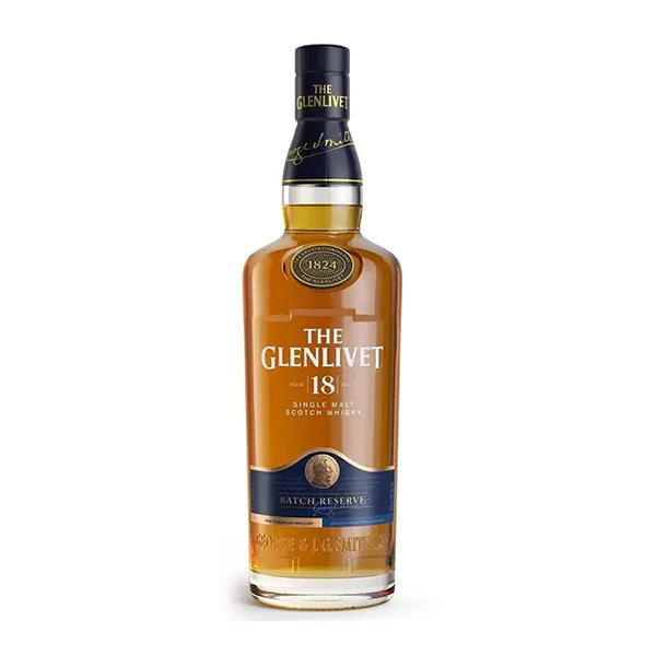 The Glenlivet 18 Year Old Single Malt Scotch Whisky – 70cl