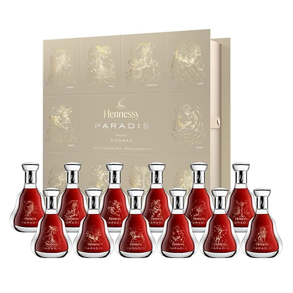 Hennessy Paradis Set of 12 Miniatures Zodiac Collection Limited Edition - 12 x 5cl