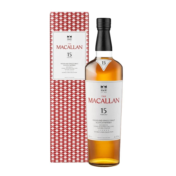 The Macallan 15 Years Double Cask Single Malt Scotch Whisky – 70cl