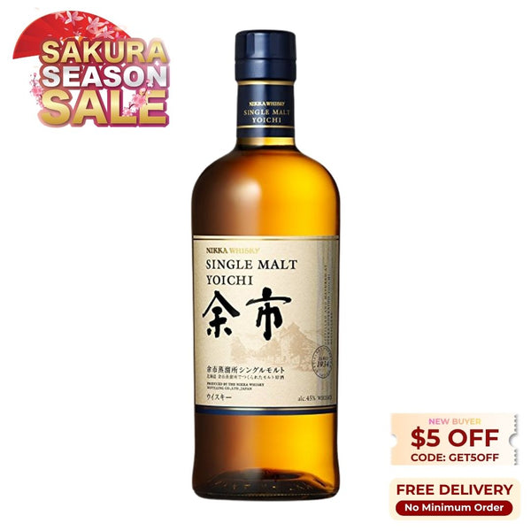 Nikka Yoichi Single Malt Japanese Whisky 70cl