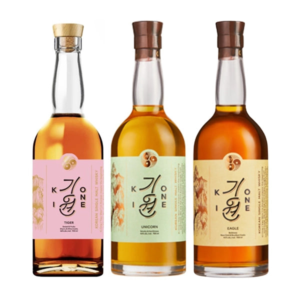 Ki One Tiger + Unicorn + Eagle Single Malt Whisky Bundle